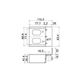 スペーシア（株） スパホイール幅広専用受金具 JB スパホイール幅広専用受金具 JB-502W