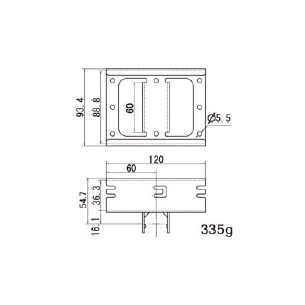 スペーシア（株） スパホイール幅広専用受金具 JB スパホイール幅広専用受金具 JB-504W