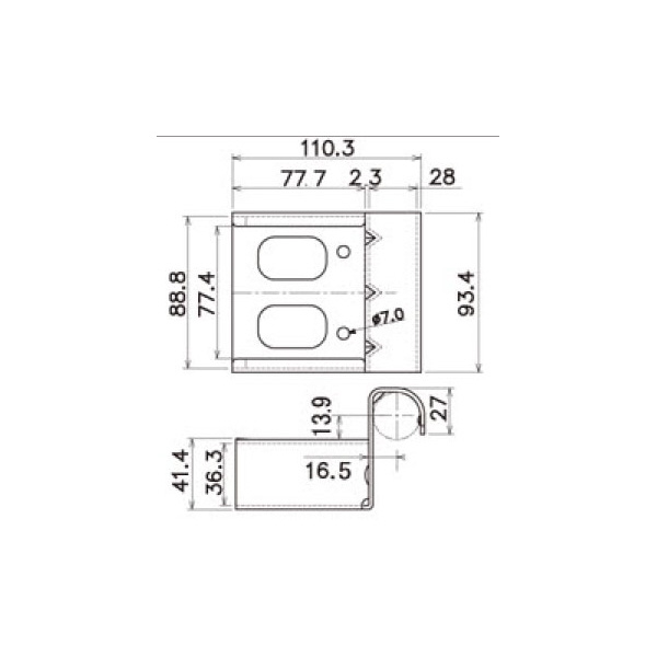 スペーシア（株） スパホイール幅広専用受金具 JB スパホイール幅広専用受金具 JB-507W