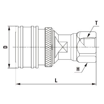 日東工器（株） 熱水用カプラ HW-S-F 熱水用カプラ HW-2S-F BRASS FKM