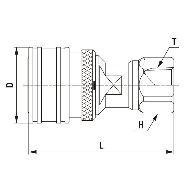 日東工器（株） 熱水用カプラ HW-S-F 熱水用カプラ HW-3S-F BRASS FKM