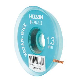 ホーザン株式会社 ハンダ吸取線 H-35 ハンダ吸取線 H-35-1.3