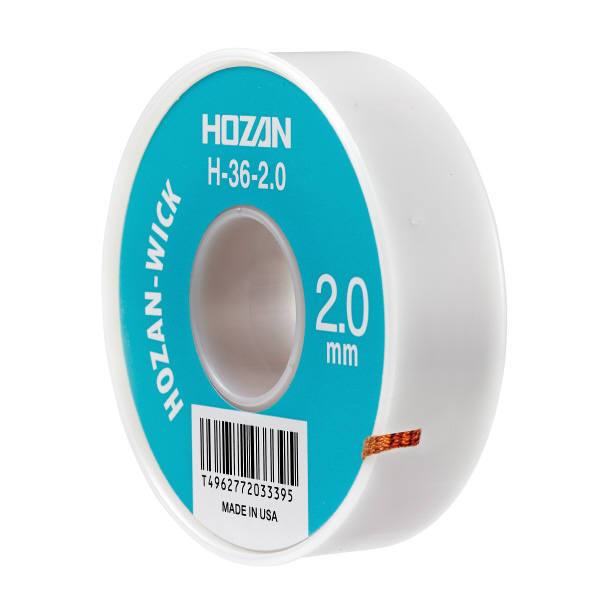 ホーザン株式会社 ハンダ吸取線 H-36 ハンダ吸取線 H-36-2.0