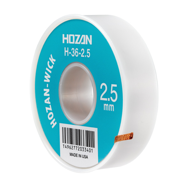 ホーザン株式会社 ハンダ吸取線 H-36 ハンダ吸取線 H-36-2.5
