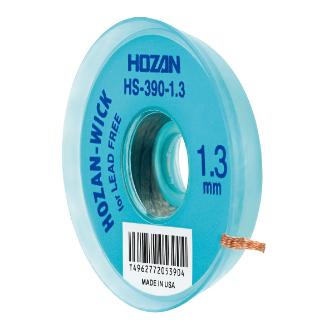ホーザン株式会社 ハンダ吸取線 HS-390 ハンダ吸取線 HS-390-1.3