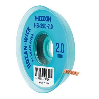 ホーザン株式会社 ハンダ吸取線 HS-390 ハンダ吸取線 HS-390-2.0