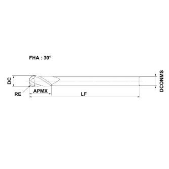 三菱マテリアル（株） 超硬コーティングエンドミル VFR2SBFR 超硬コーティングエンドミル VFR2SBFR0300