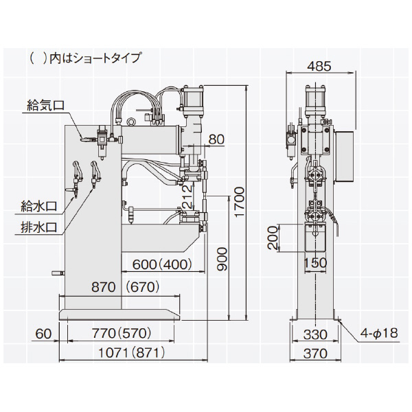 （株）ダイヘン 交流スポット溶接機 SLA 交流スポット溶接機 SLAJ35-601V3