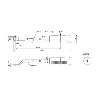 （株）東日製作所 スパナヘッド付単能型トルクレンチ RSP スパナヘッド付単能型トルクレンチ RSP310N2X27-MH