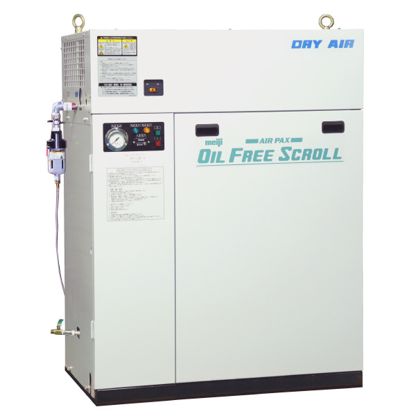 （株）明治機械製作所 オイルフリースクロール 50Hz M付 DFS オイルフリースクロール　５０Ｈｚ　Ｍ付 DFS-22C 5P