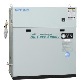 （株）明治機械製作所 オイルフリースクロール 50Hz M付 DFS オイルフリースクロール　５０Ｈｚ　Ｍ付 DFS-55A 5P