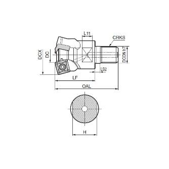 住友電気工業（株） SEC－ウェーブミル ヘッド WFXH ＳＥＣ－ウェーブミル　ヘッド WFXH12040M16Z3