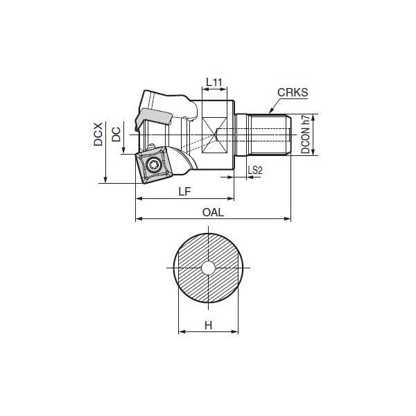 住友電気工業（株） SEC－ウェーブミル ヘッド WFXH ＳＥＣ－ウェーブミル　ヘッド WFXH12040M16Z3
