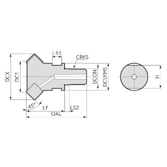 住友電気工業（株） SEC－ウェーブミル ヘッド WFXC ＳＥＣ－ウェーブミル　ヘッド WFXC12025M12Z3