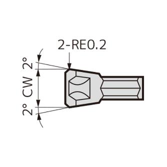 住友電気工業（株） SEC－小径突切りバイト インサート WCFR-CFR ＳＥＣ－突切りバイト　インサート WCFR3-CF AC1030U