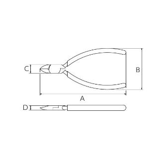 フジ矢（株） プラスチックニッパ(樹脂カバー付) 391BS-125(VICTOR) プラスチックニッパ（樹脂カバー付） 391BS-125(VICTOR)
