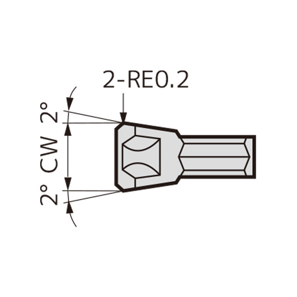 住友電気工業（株） SEC－小径突切りバイト インサート WCFN-GG ＳＥＣ－突切りバイト　インサート WCFN3-GG AC830P