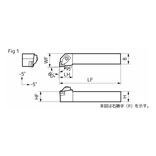 住友電気工業（株） スミボロン 高能率加工用ホルダ DCLN スミボロン　高能率加工用ホルダ DCLNR2525M12-R24