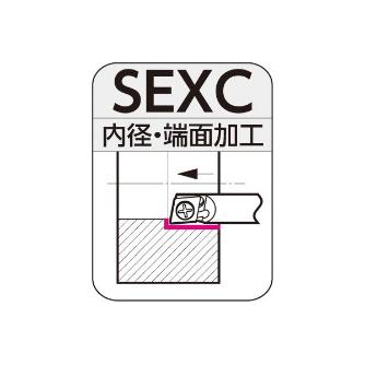 住友電気工業（株） スミボロン 小径ボーリングバイト ホルダ SEXC スミボロン　小径ボーリングバイト　ホルダ E06D3-SEXCL03-06P