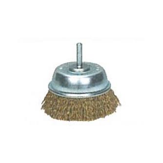 永塚工業（株） カップブラシ(6mm軸付) 40 カップブラシ（６ｍｍ軸付） 40 ｺｳｾﾝﾒｯｷ ﾖﾘｾﾝ ｶｯﾌﾟﾌﾞﾗｼ(6MM)