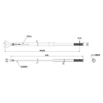 （株）東日製作所 トルクレンチ BCSP トルクレンチ BCSP400NX22D