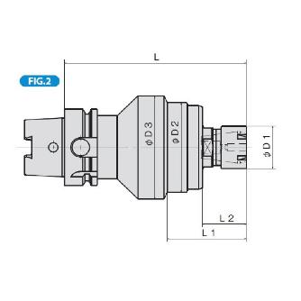 聖和精機（株） シンクロタップホルダ HSKA-SYFN シンクロタップホルダー HSKA63-SYFN16S-145