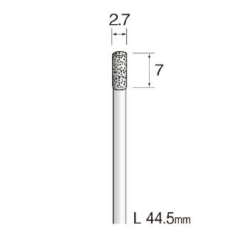 ミニター（株） 電着ダイヤモンドバー AD 電着ダイヤモンドバー AD1107