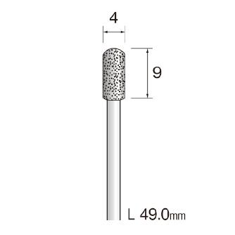ミニター（株） 電着ダイヤモンドバー AD 電着ダイヤモンドバー AD1136