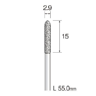 ミニター（株） 電着ダイヤモンドバー AD 電着ダイヤモンドバー AD1152