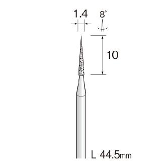 ミニター（株） 電着ダイヤモンドバー AD 電着ダイヤモンドバー AD1202