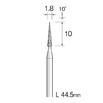 ミニター（株） 電着ダイヤモンドバー AD 電着ダイヤモンドバー AD1203