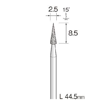 ミニター（株） 電着ダイヤモンドバー AD 電着ダイヤモンドバー AD1204