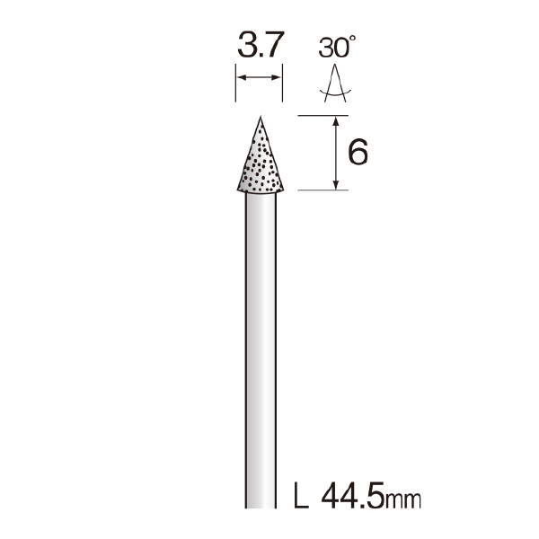 ミニター（株） 電着ダイヤモンドバー AD 電着ダイヤモンドバー AD1205