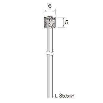 ミニター（株） ロングシャフト電着ダイヤモンドバー AD ロングシャフト電着ダイヤモンドバー AD2533