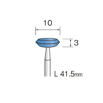 ミニター（株） ブルー砥石 10本 CA ブルー砥石　１０本 CA1044