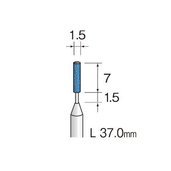 ミニター（株） 精密コバルト砥石 10本 CA 精密コバルト砥石　１０本 CA3232