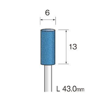 ミニター（株） 精密コバルト砥石 10本 CA 精密コバルト砥石　１０本 CA3237