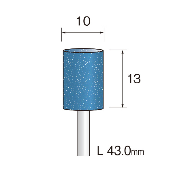 ミニター（株） 精密コバルト砥石 10本 CA 精密コバルト砥石　１０本 CA3239
