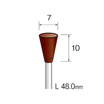 ミニター（株） 研磨用ゴム砥石 10本 DB 研磨用ゴム砥石　１０本 DB1192