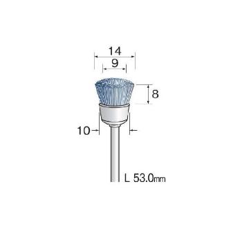 ミニター（株） C砥粒入りナイロンブラシ 5本 FC Ｃ砥粒入りナイロンブラシ　５本 FC2223