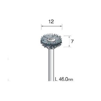 ミニター（株） C砥粒入りナイロンブラシ 3本 FC Ｃ砥粒入りナイロンブラシ　３本 FC2422