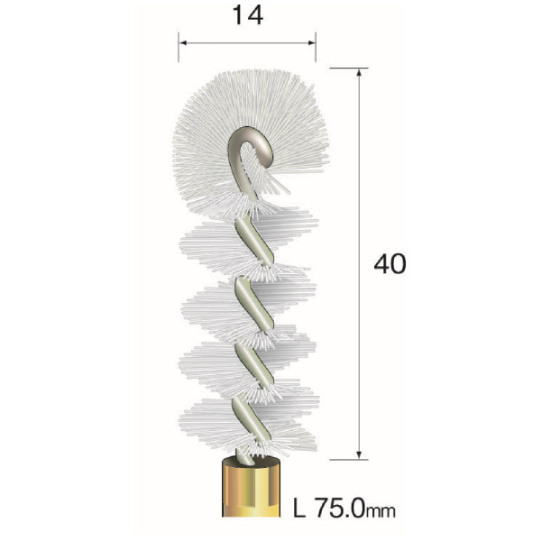 ミニター（株） スパイラルホールブラシ(ナイロン) FD スパイラルホールブラシ FD1904