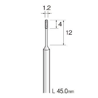 ミニター（株） 精密電着ダイヤモンドバー JA 精密電着ダイヤモンドバー JA1015