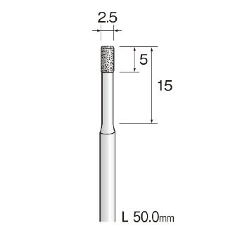 ミニター（株） 精密電着ダイヤモンドバー JA 精密電着ダイヤモンドバー JA1024