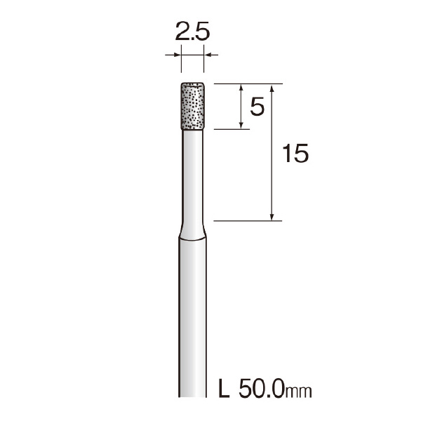 ミニター（株） 精密電着ダイヤモンドバー JA 精密電着ダイヤモンドバー JA1024