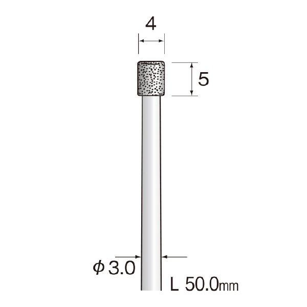 ミニター（株） 精密電着ダイヤモンドバー JA 精密電着ダイヤモンドバー JA1027