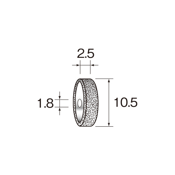 ミニター（株） 電着ダイヤモンドホイール NA 電着ダイヤモンドホイール NA1011
