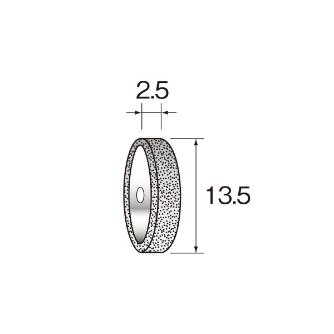 ミニター（株） 電着ダイヤモンドホイール NA 電着ダイヤモンドホイール NA1012