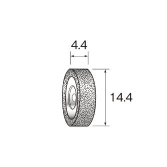 ミニター（株） 電着ダイヤモンドホイール NA 電着ダイヤモンドホイール NA1014