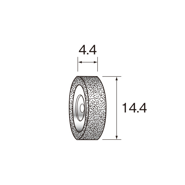 ミニター（株） 電着ダイヤモンドホイール NA 電着ダイヤモンドホイール NA1014
